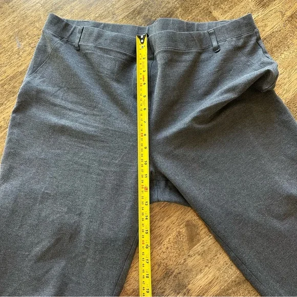 Quince Ultra-Stretch Ponte Bootcut Pants Charcoal Flare XL - Picture 10 of 11